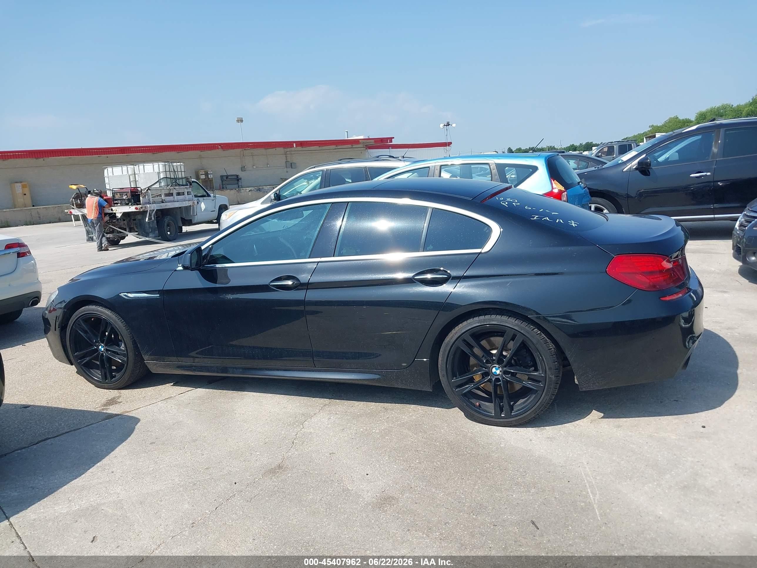 2013 Bmw 640i Gran Coupe   Black vin: WBA6A0C59DDF14393