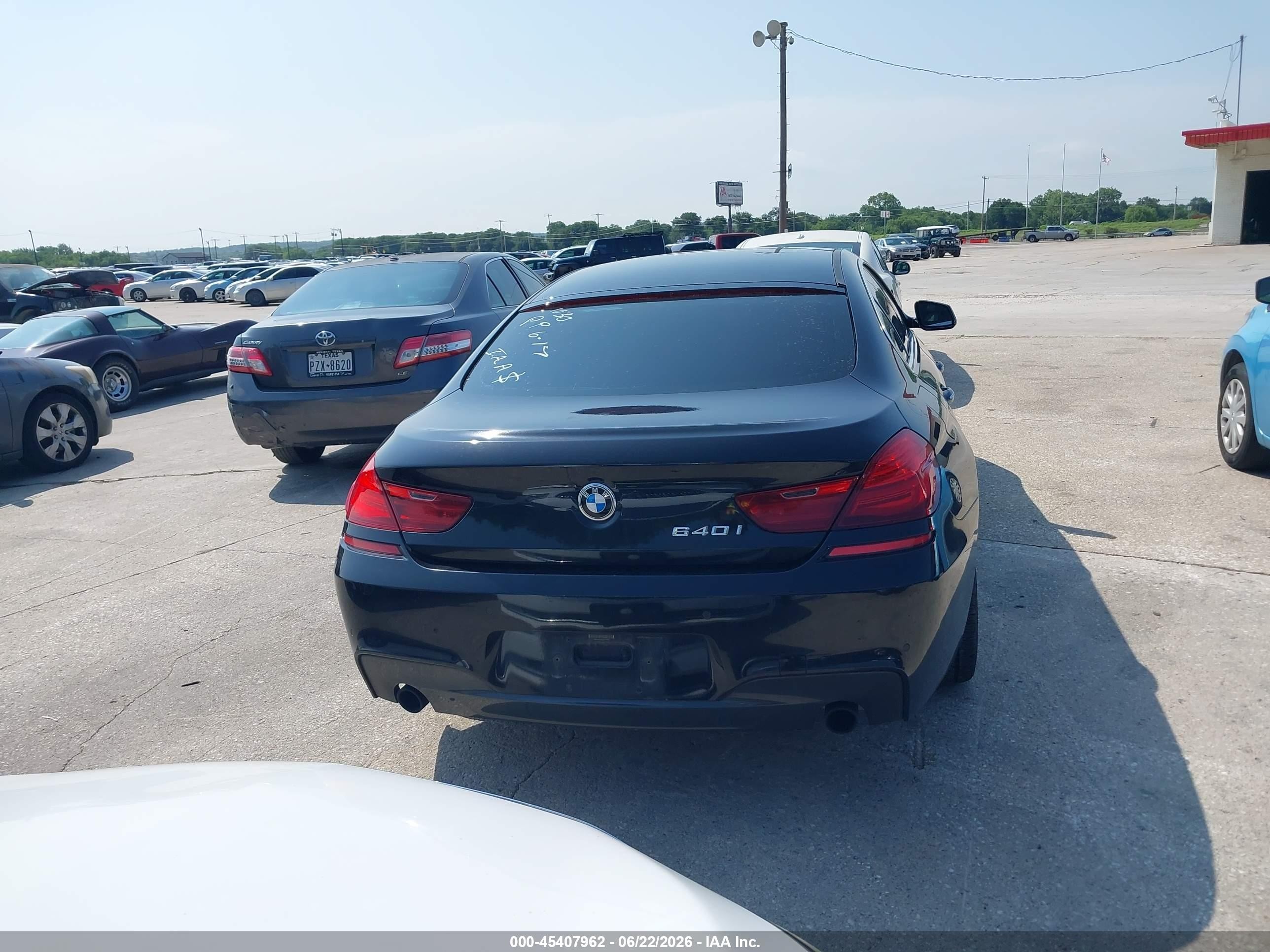 2013 Bmw 640i Gran Coupe   Black vin: WBA6A0C59DDF14393