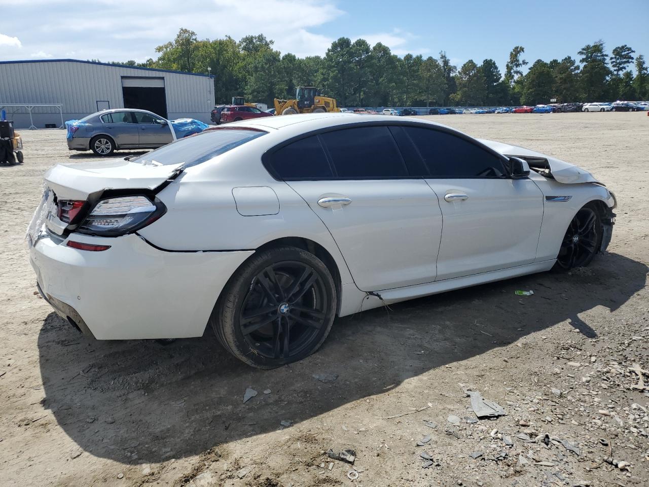 2014 Bmw 640 I Gran Coupe White vin: WBA6A0C59ED317822