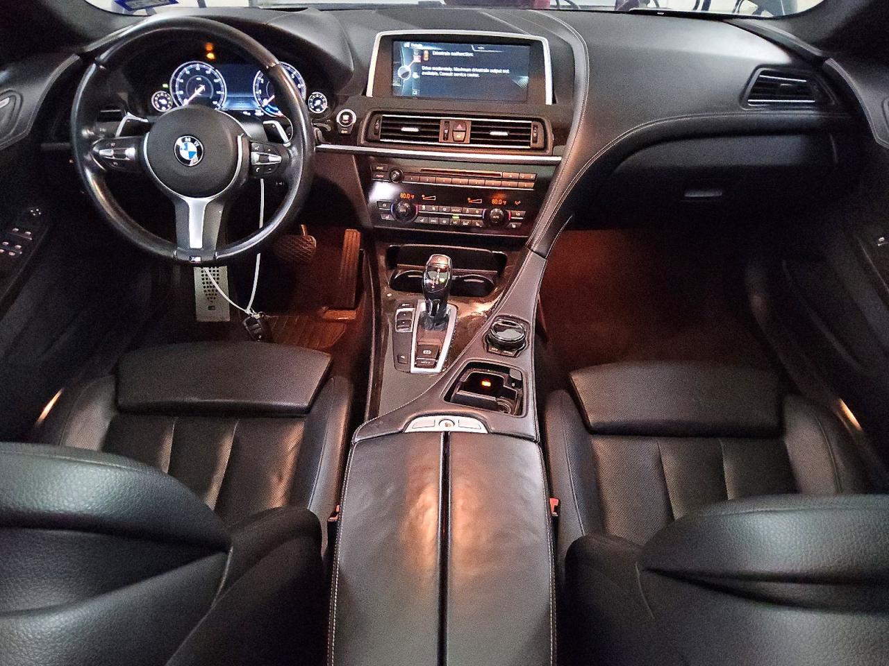 2015 Bmw 640 I Gran Coupe Black vin: WBA6A0C59FGB53796