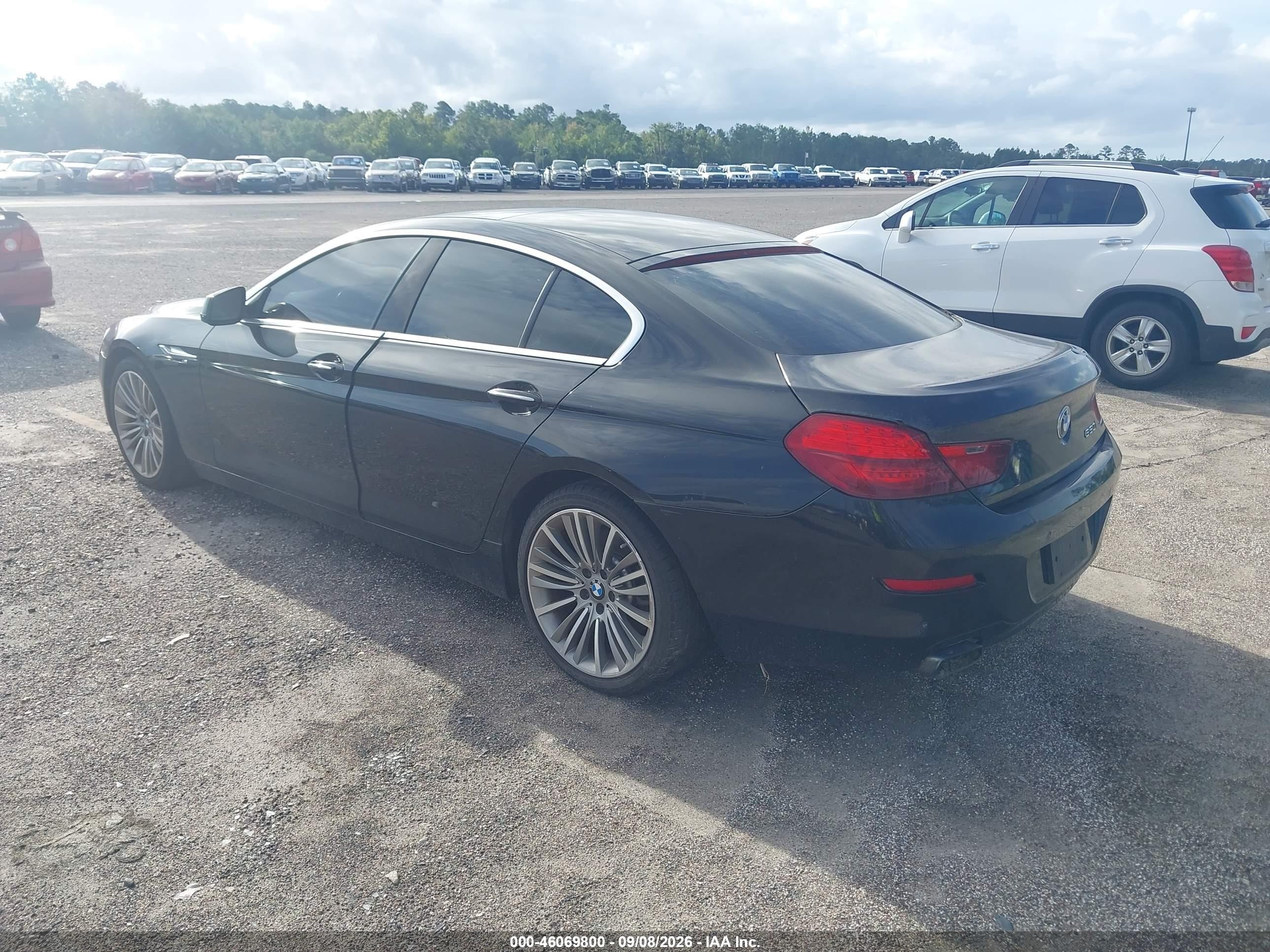 2013 Bmw 6 Series 650i Черный vin: WBA6B2C50DD128340