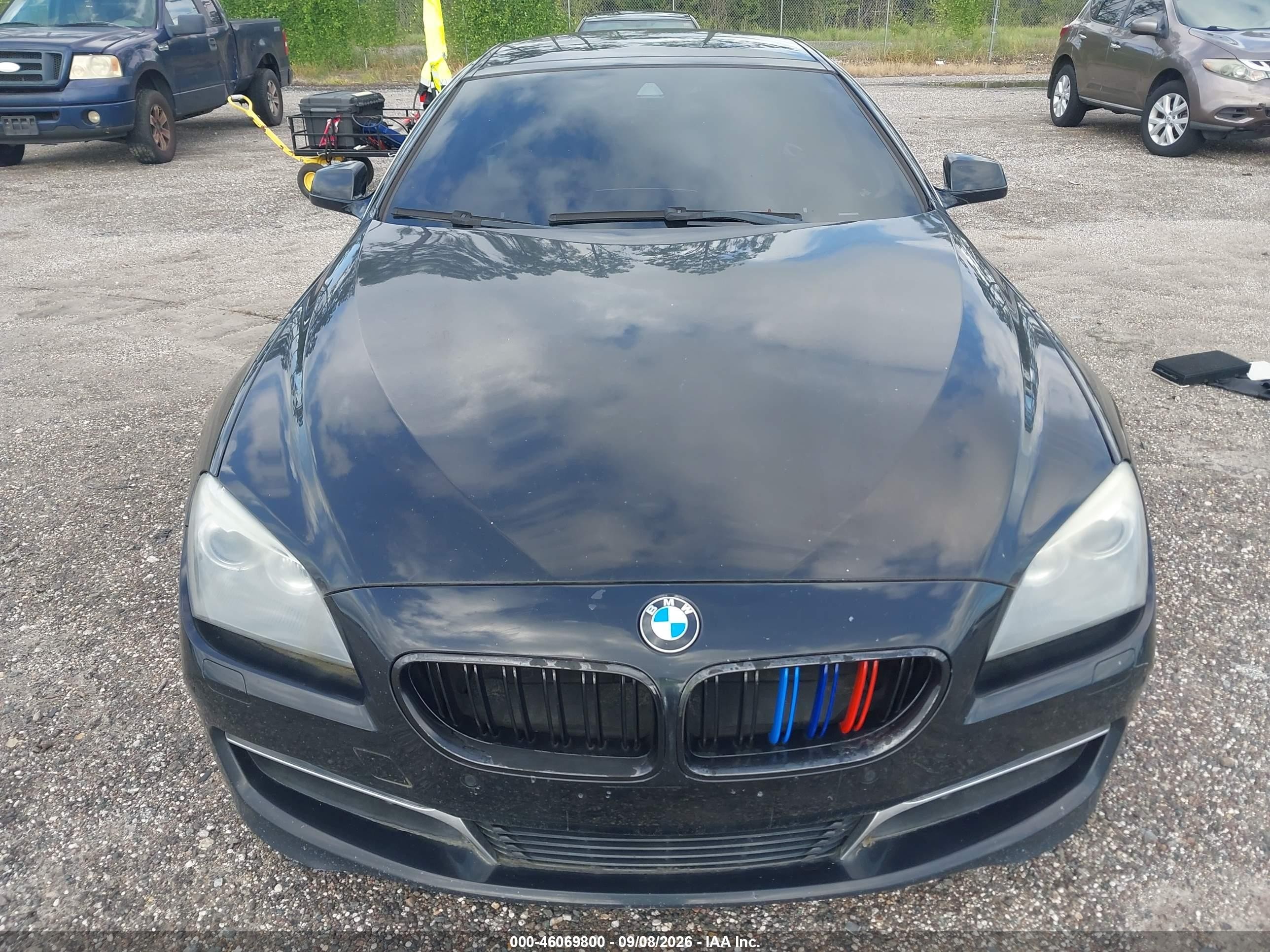2013 Bmw 6 Series 650i Черный vin: WBA6B2C50DD128340