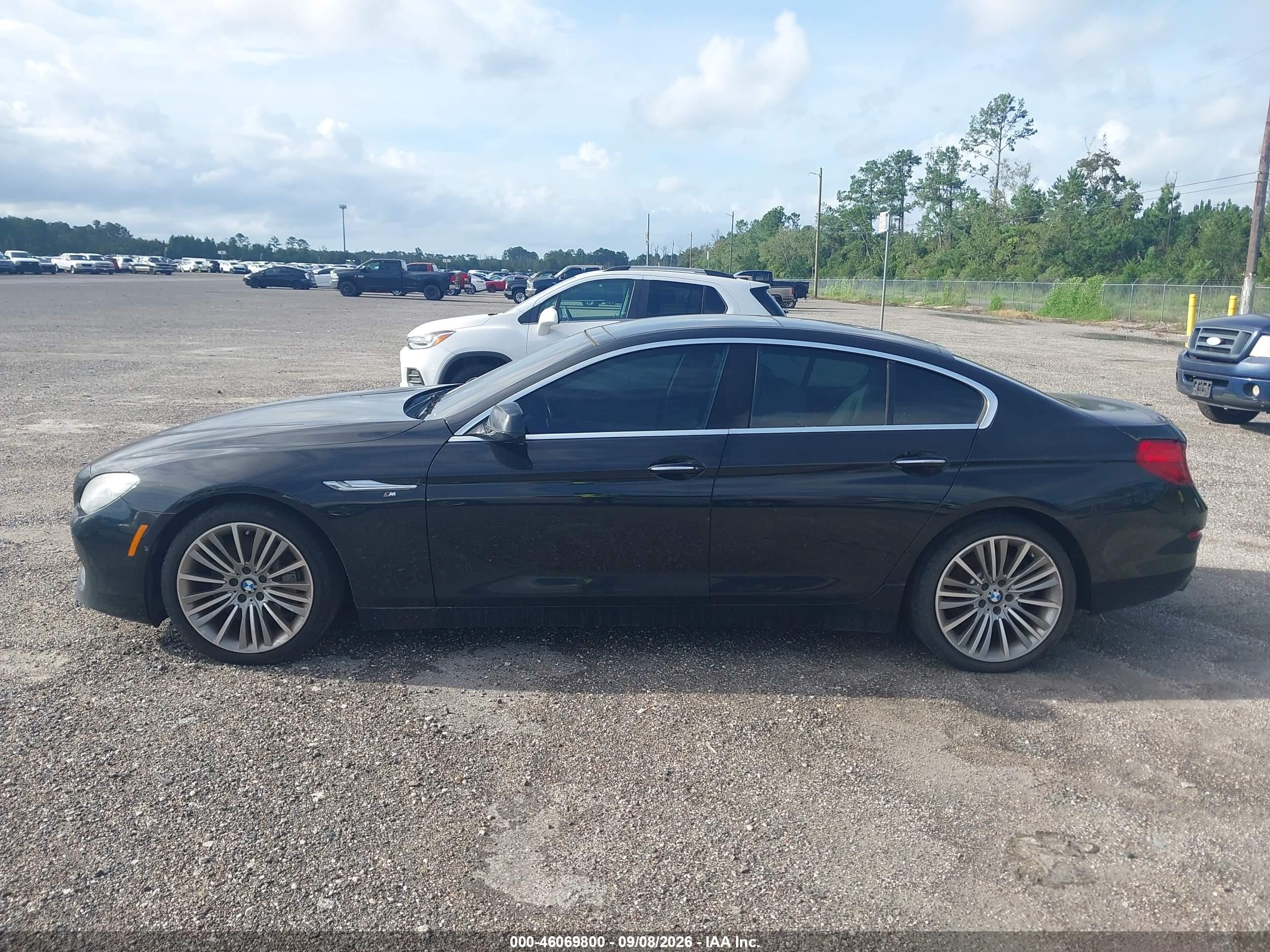 2013 Bmw 6 Series 650i Черный vin: WBA6B2C50DD128340
