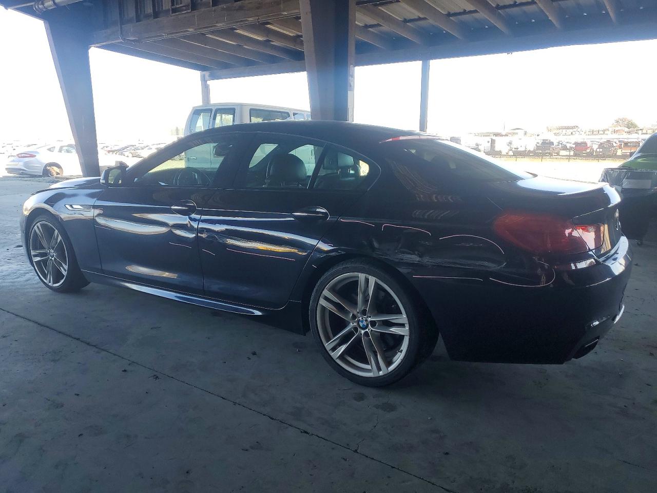 2014 Bmw 650 I Gran Coupe Charcoal vin: WBA6B2C50ED129103