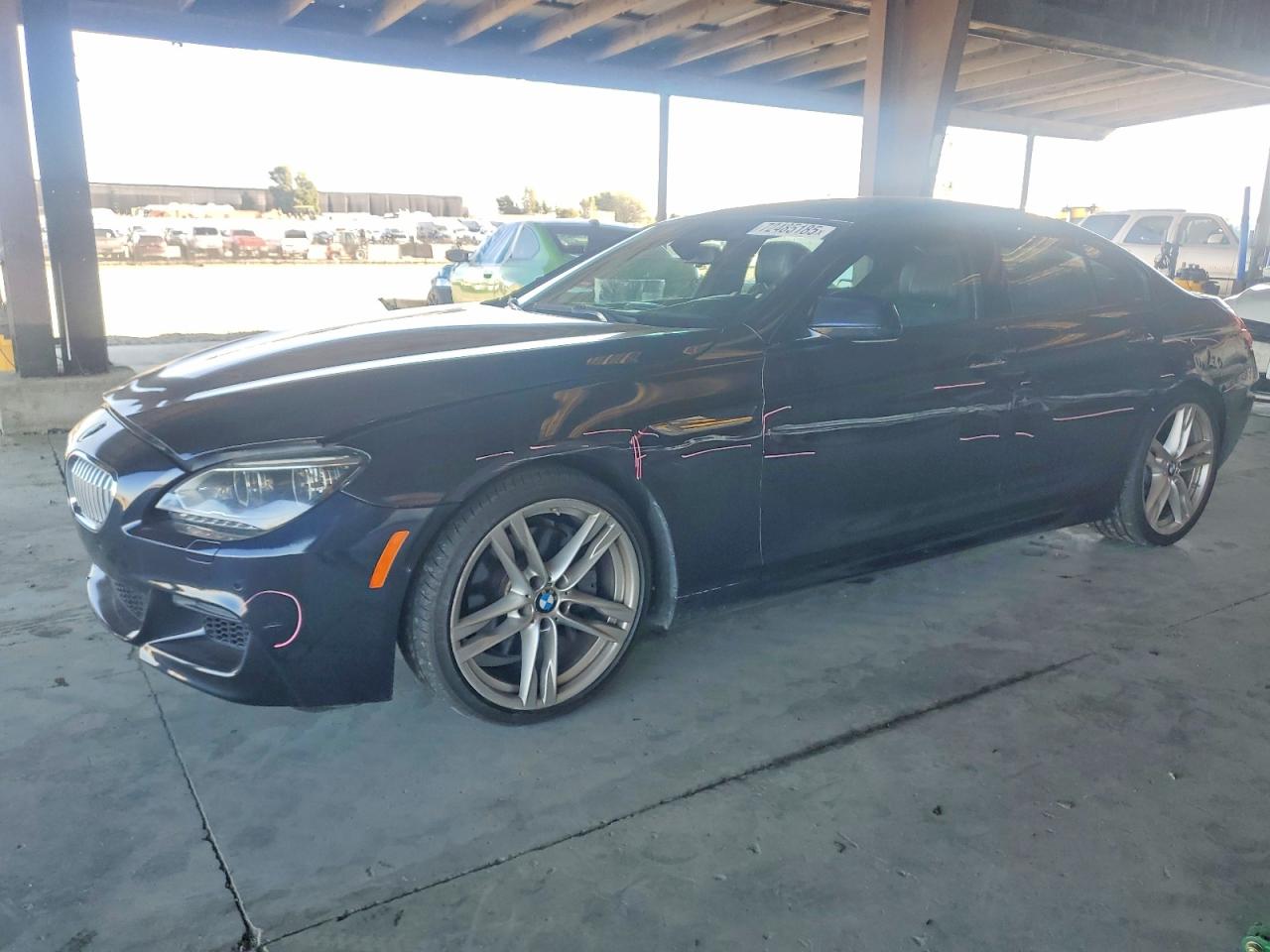 2014 Bmw 650 I Gran Coupe Charcoal vin: WBA6B2C50ED129103