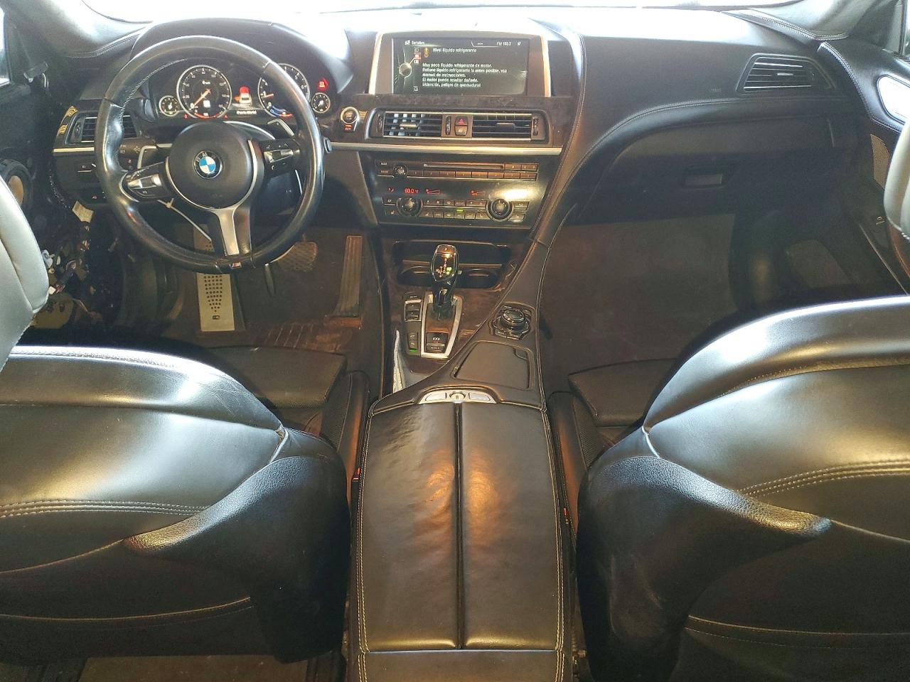 2014 Bmw 650 I Gran Coupe Charcoal vin: WBA6B2C50ED129103