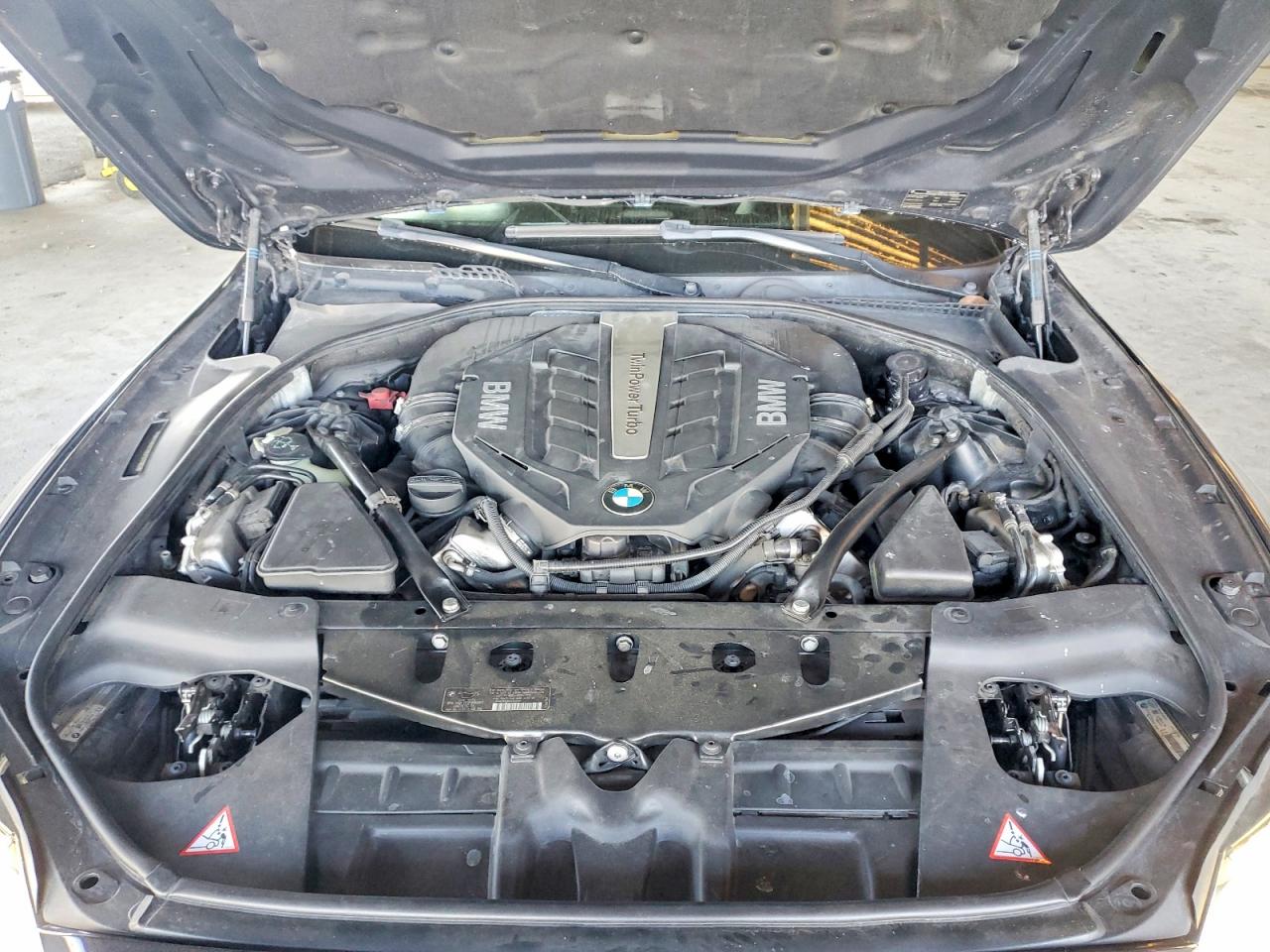 2014 Bmw 650 I Gran Coupe Charcoal vin: WBA6B2C50ED129103