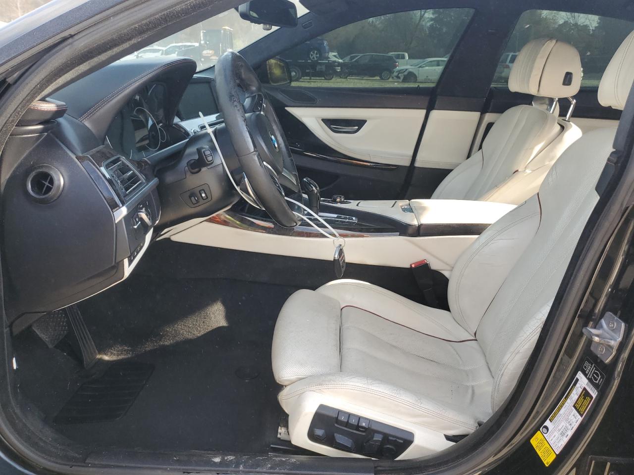 2014 Bmw 650 I Gran Coupe Black vin: WBA6B2C50ED129506