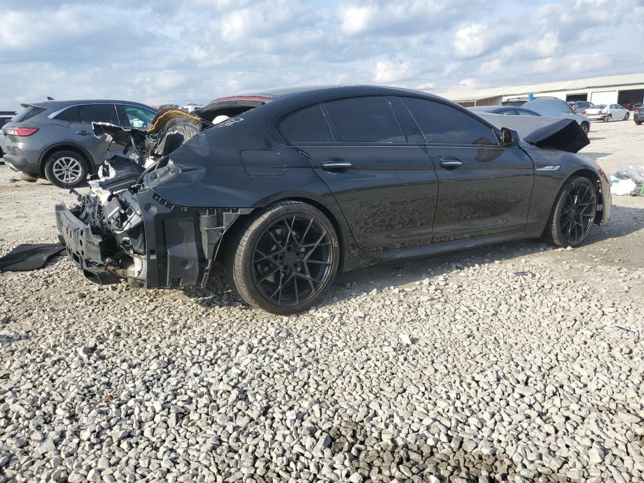 2014 Bmw 650 I Gran Coupe Black vin: WBA6B2C50ED129506