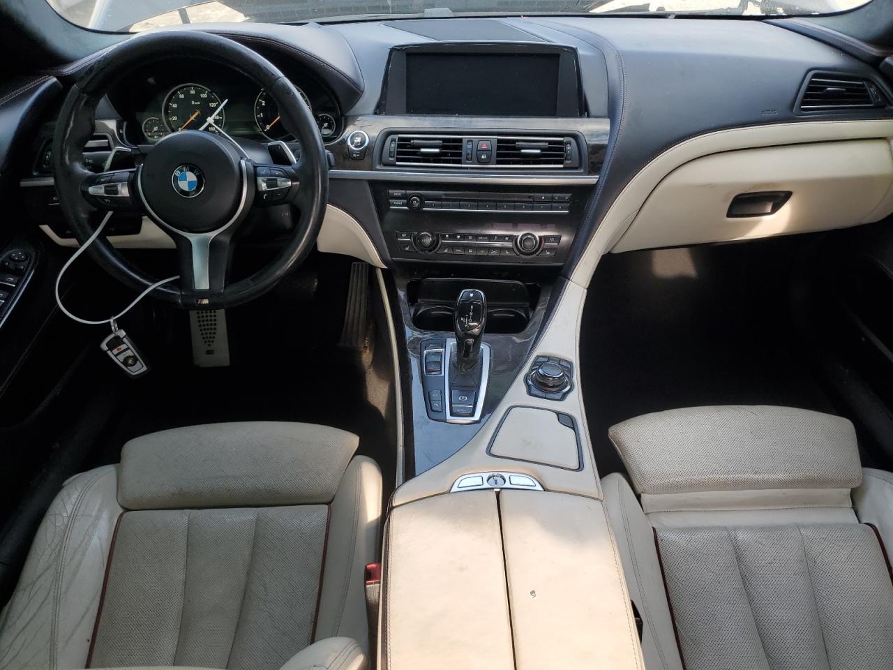 2014 Bmw 650 I Gran Coupe Black vin: WBA6B2C50ED129506