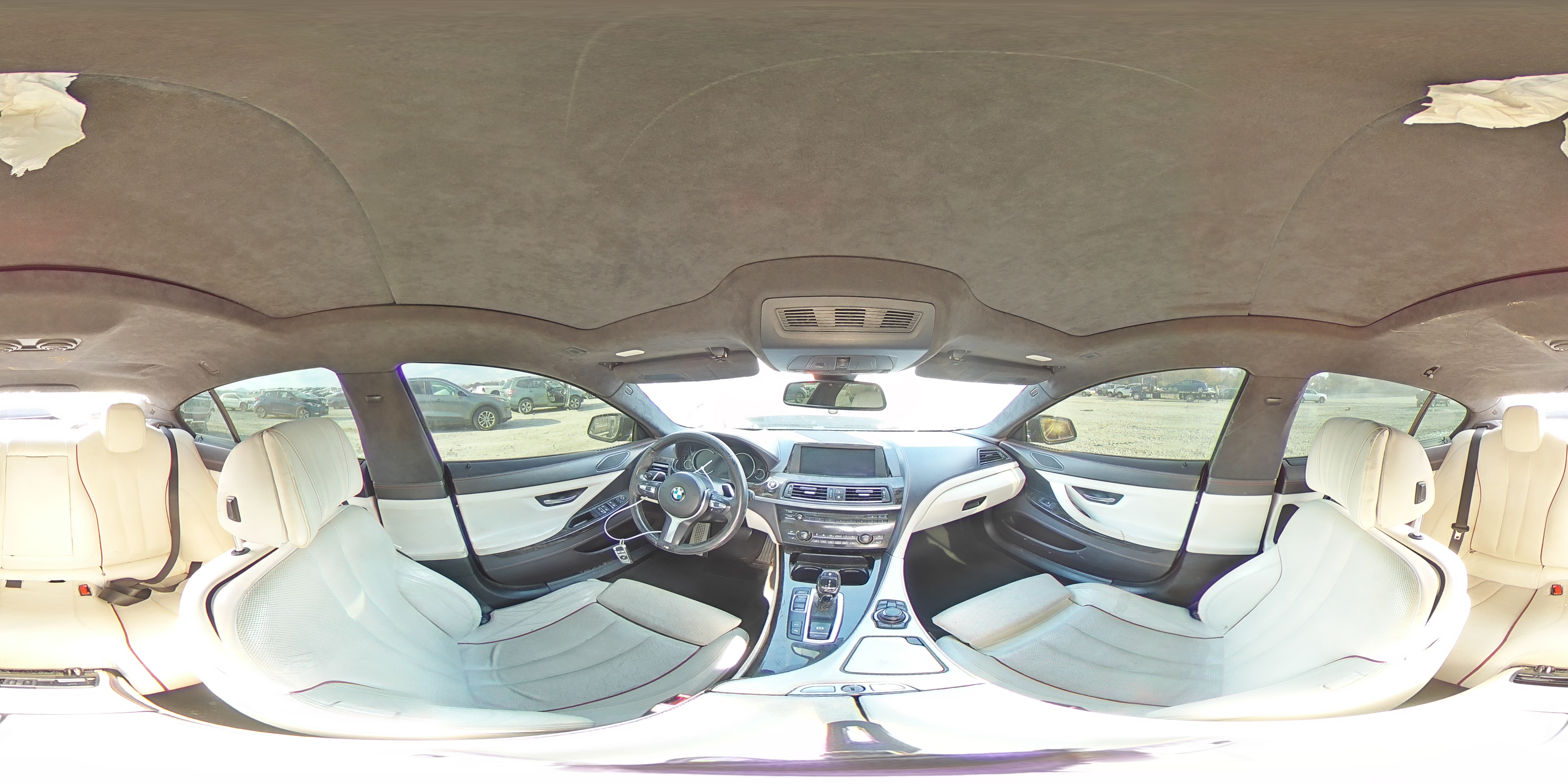 2014 Bmw 650 I Gran Coupe Black vin: WBA6B2C50ED129506