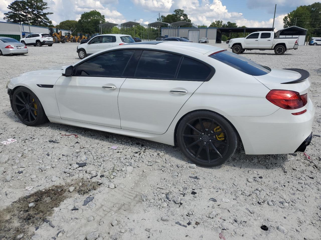2013 Bmw 650 I White vin: WBA6B2C51DDG66936