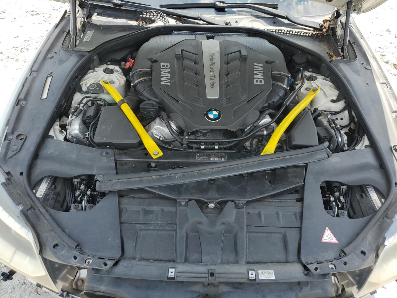 2013 Bmw 650 I White vin: WBA6B2C51DDG66936