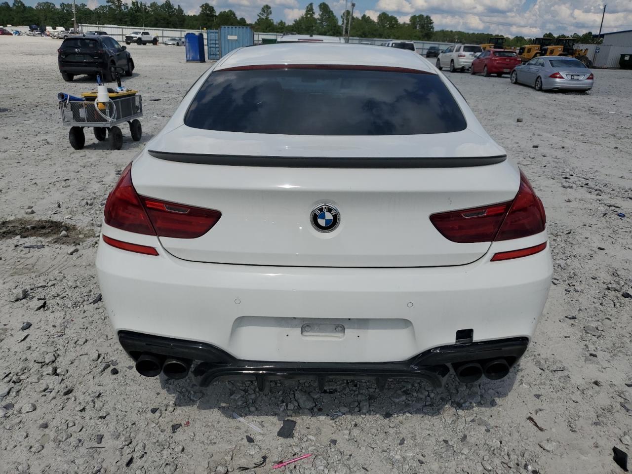 2013 Bmw 650 I White vin: WBA6B2C51DDG66936