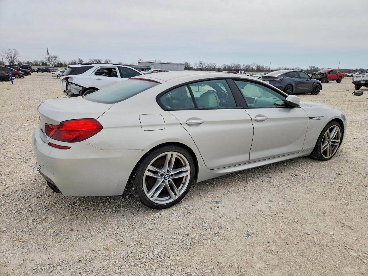 2014 Bmw 650 I Gran Coupe Silver vin: WBA6B2C51ED129661
