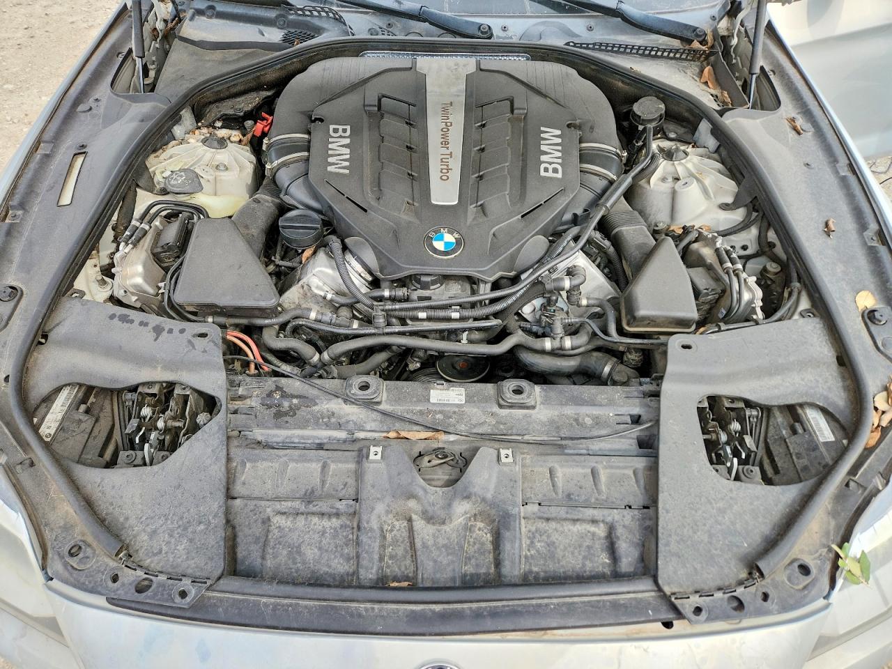 2014 Bmw 650 I Gran Coupe Silver vin: WBA6B2C51ED129661