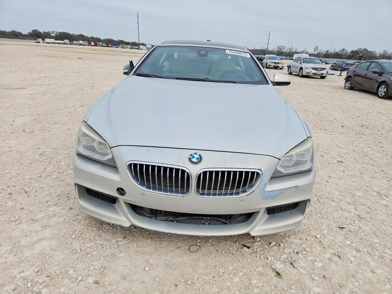 2014 Bmw 650 I Gran Coupe Silver vin: WBA6B2C51ED129661