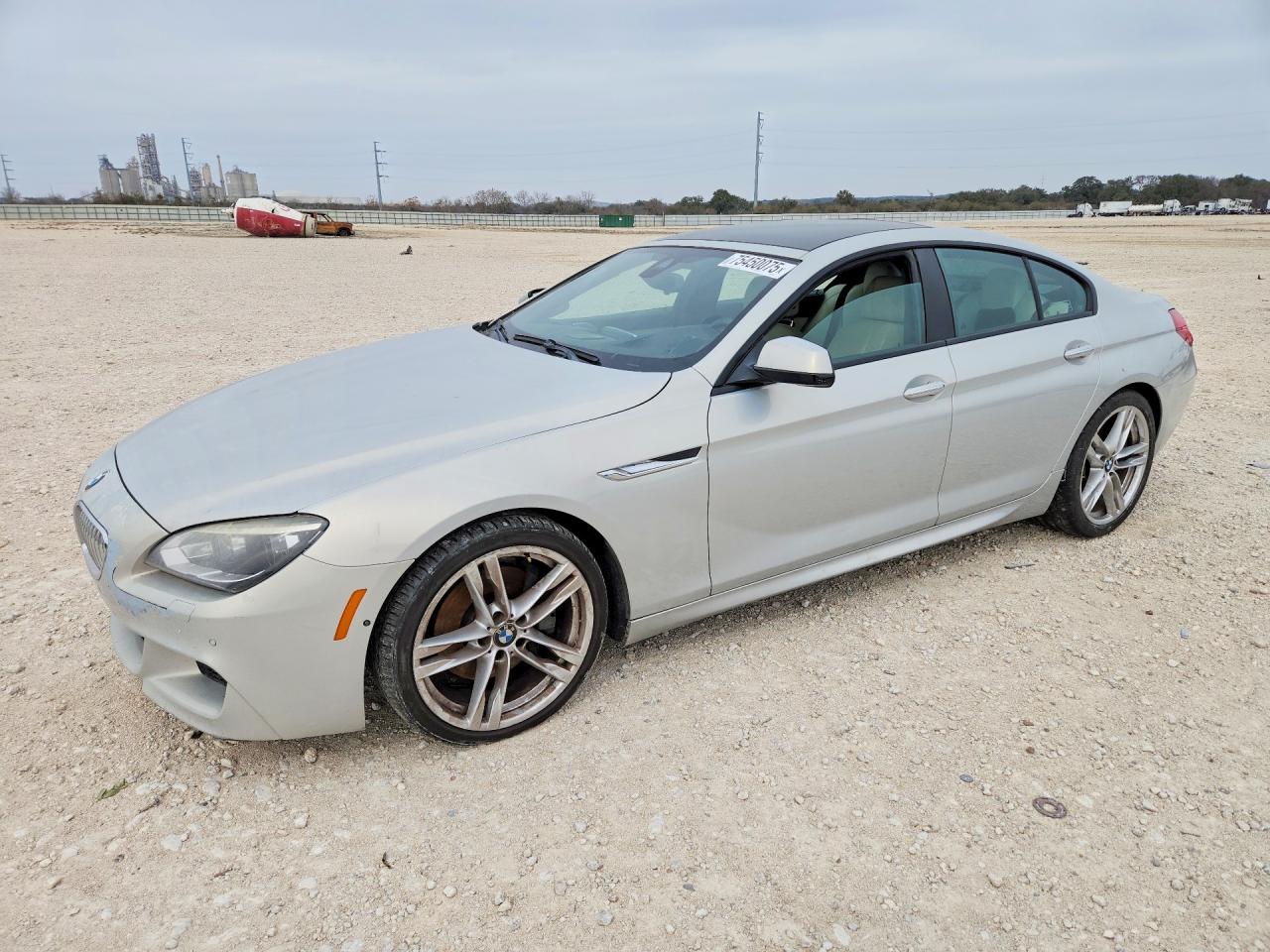 2014 Bmw 650 I Gran Coupe Silver vin: WBA6B2C51ED129661