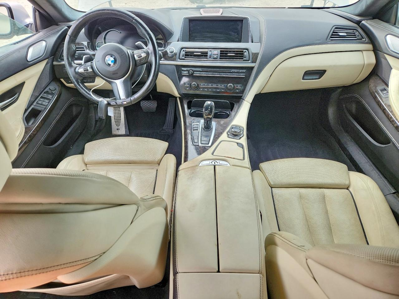 2014 Bmw 650 I Gran Coupe Silver vin: WBA6B2C51ED129661