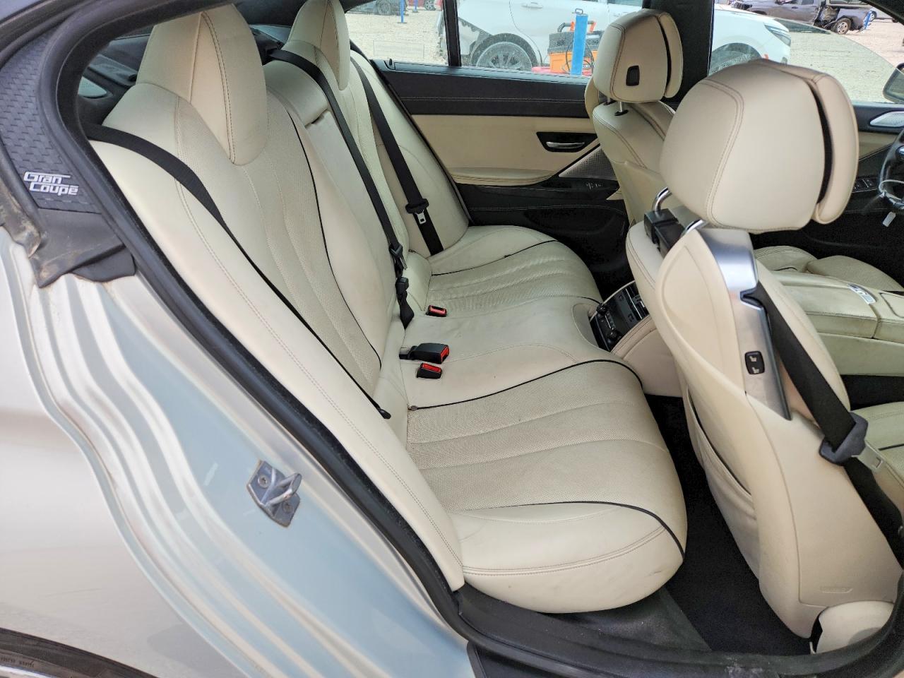 2014 Bmw 650 I Gran Coupe Silver vin: WBA6B2C51ED129661