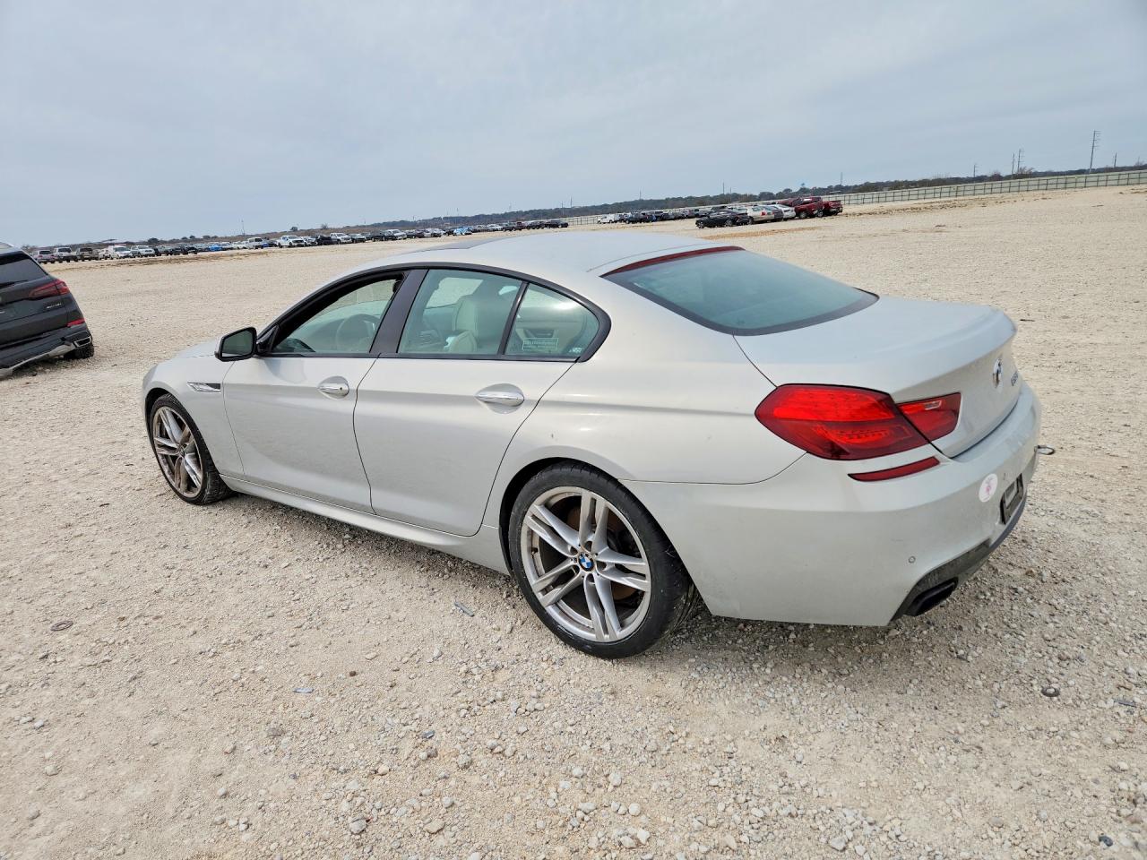 2014 Bmw 650 I Gran Coupe Silver vin: WBA6B2C51ED129661