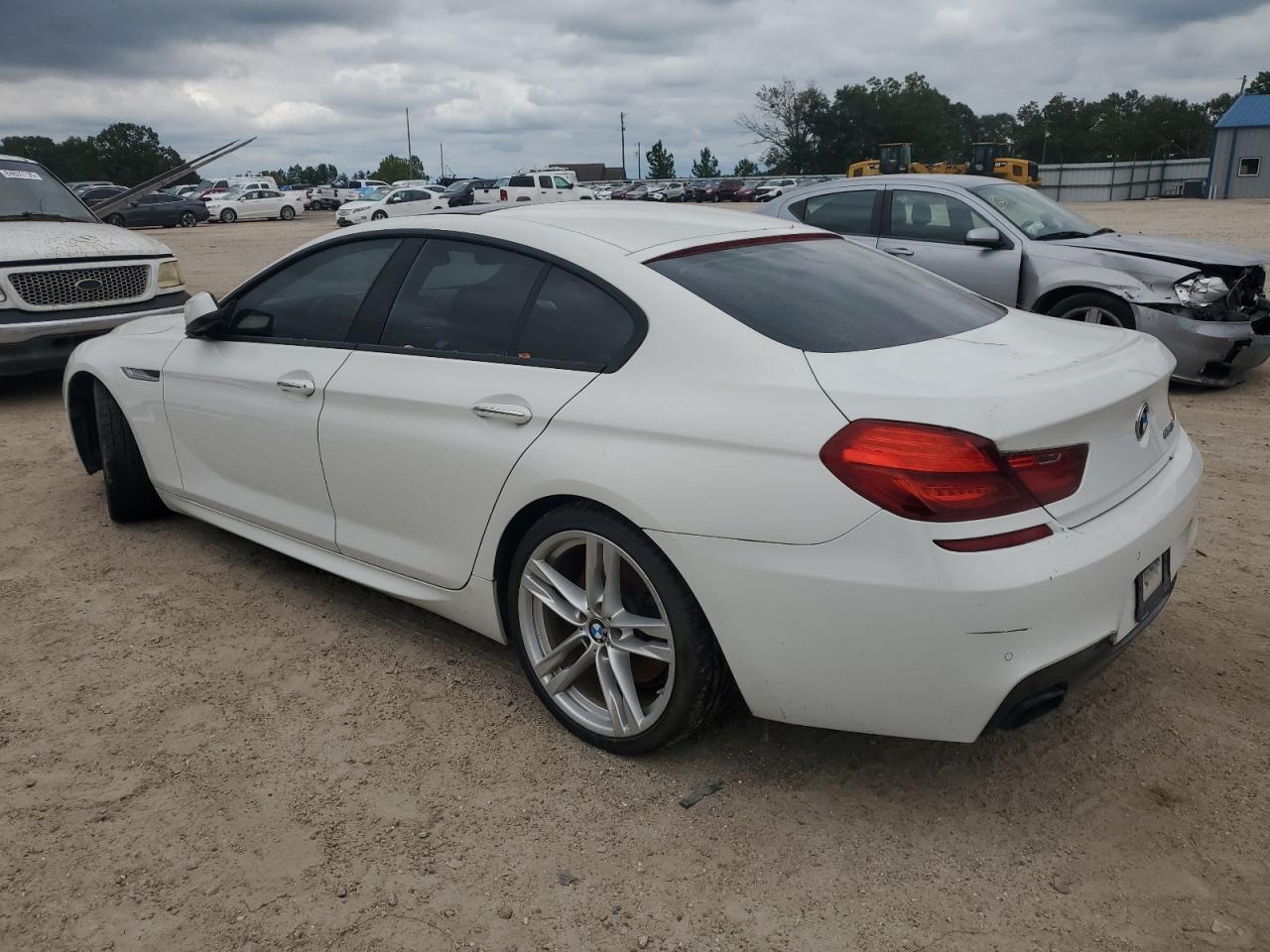 2014 Bmw 650 I Gran Coupe White vin: WBA6B2C52ED129734