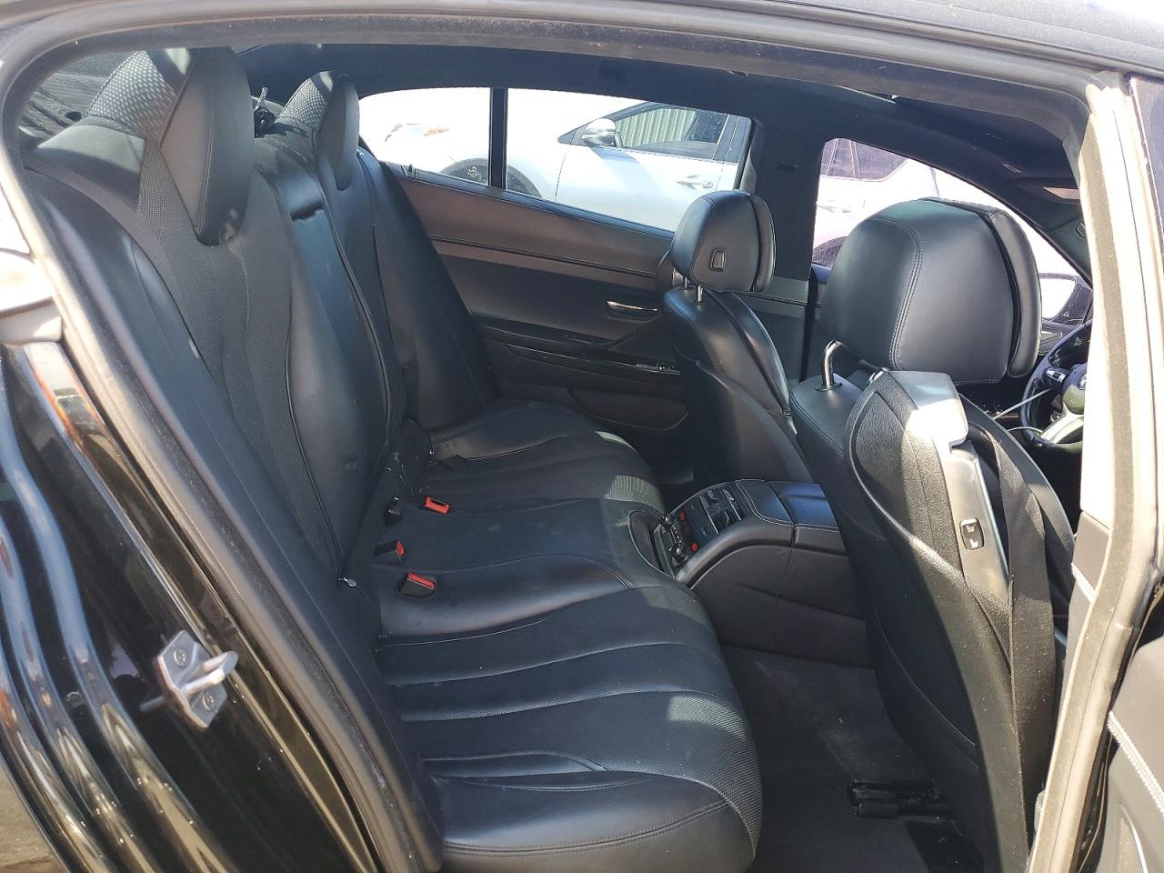 2015 Bmw 650 I Gran Coupe Black vin: WBA6B2C52FD799074