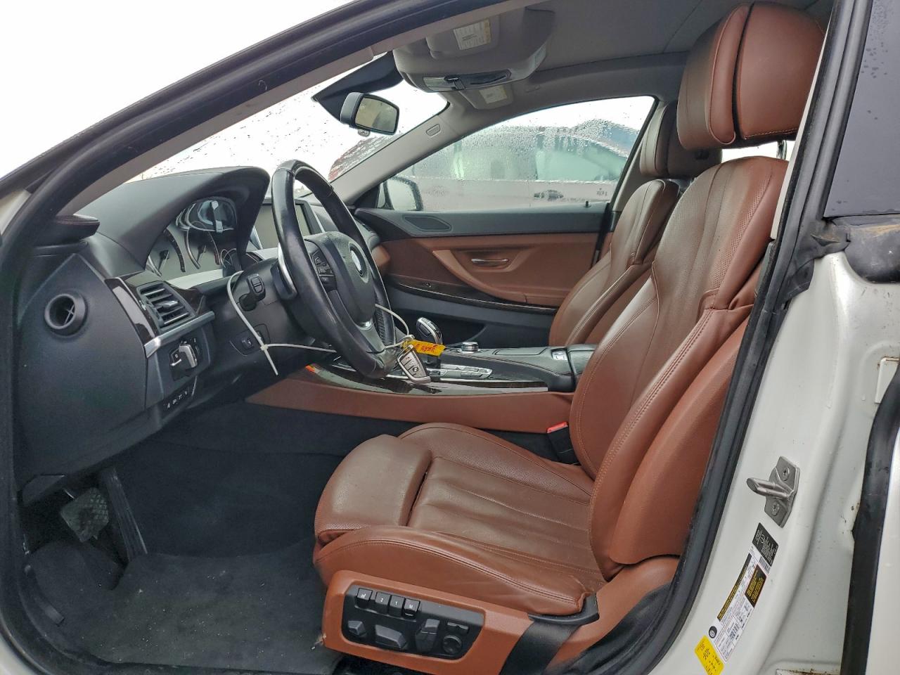 2013 Bmw 650 I White vin: WBA6B2C53DDG66565