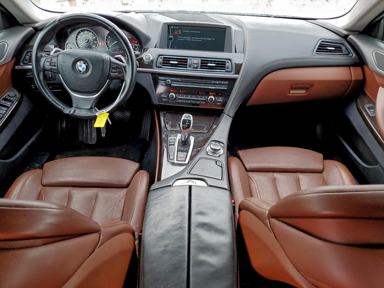 2013 Bmw 650 I White vin: WBA6B2C53DDG66565