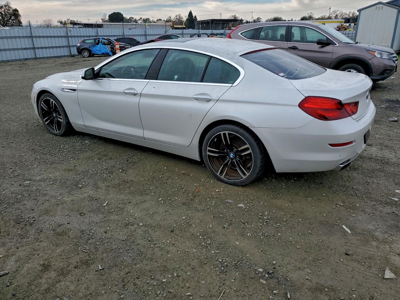 2013 Bmw 650 I White vin: WBA6B2C53DDG66565