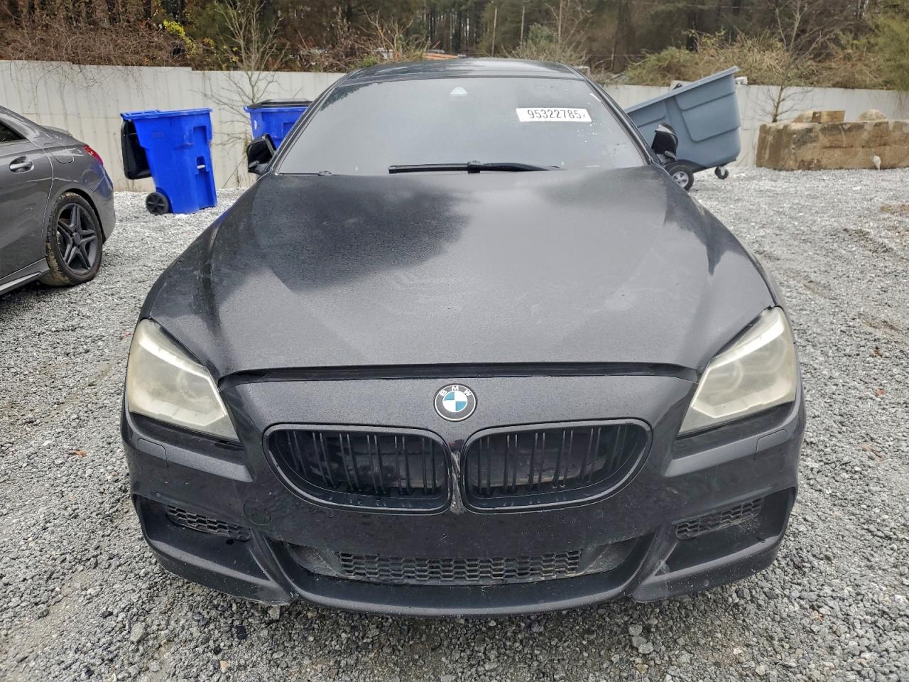 2014 Bmw 650 I Gran Coupe Black vin: WBA6B2C53ED129645