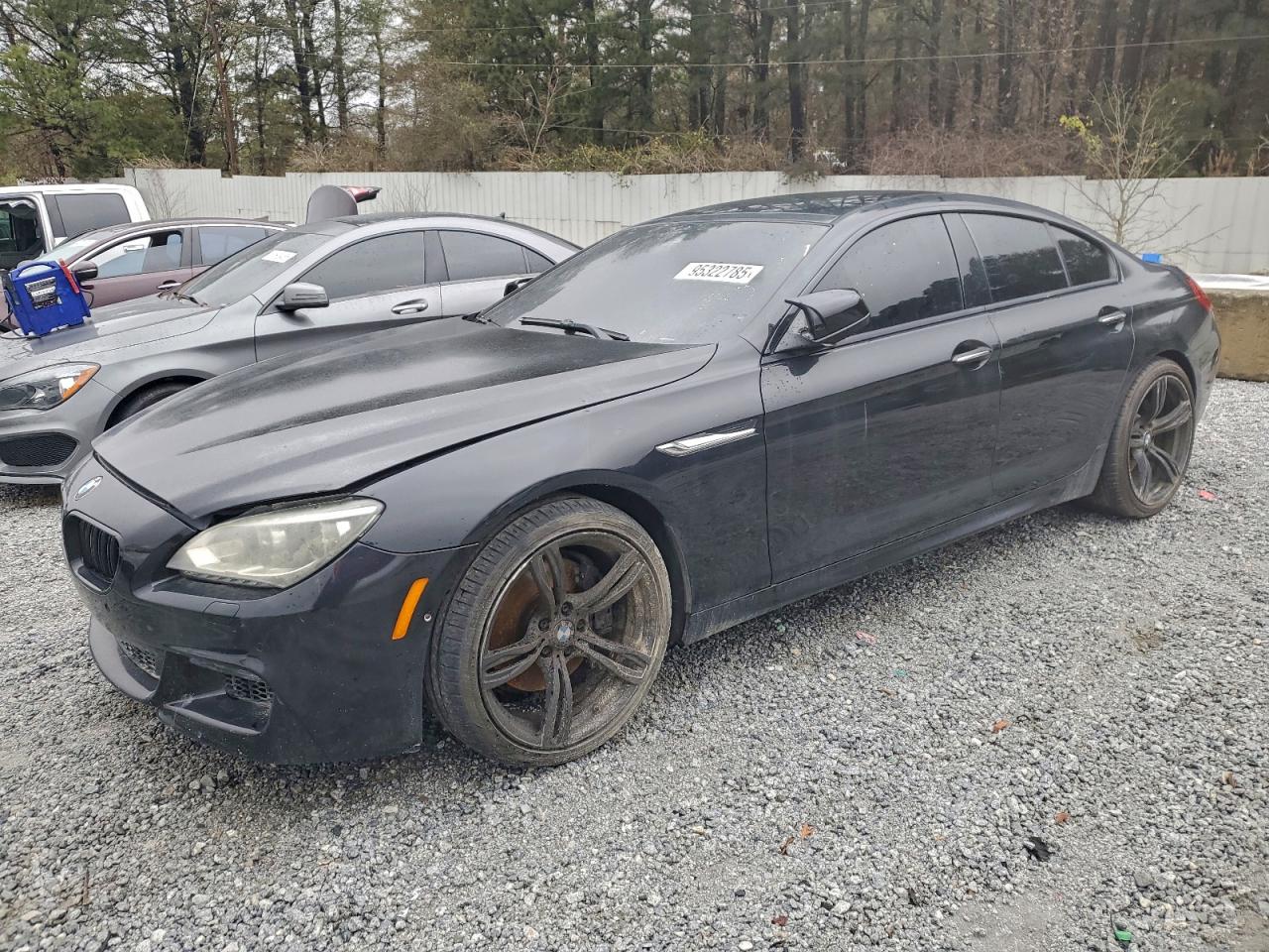 2014 Bmw 650 I Gran Coupe Black vin: WBA6B2C53ED129645
