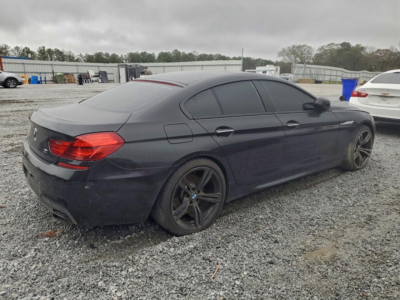 2014 Bmw 650 I Gran Coupe Black vin: WBA6B2C53ED129645