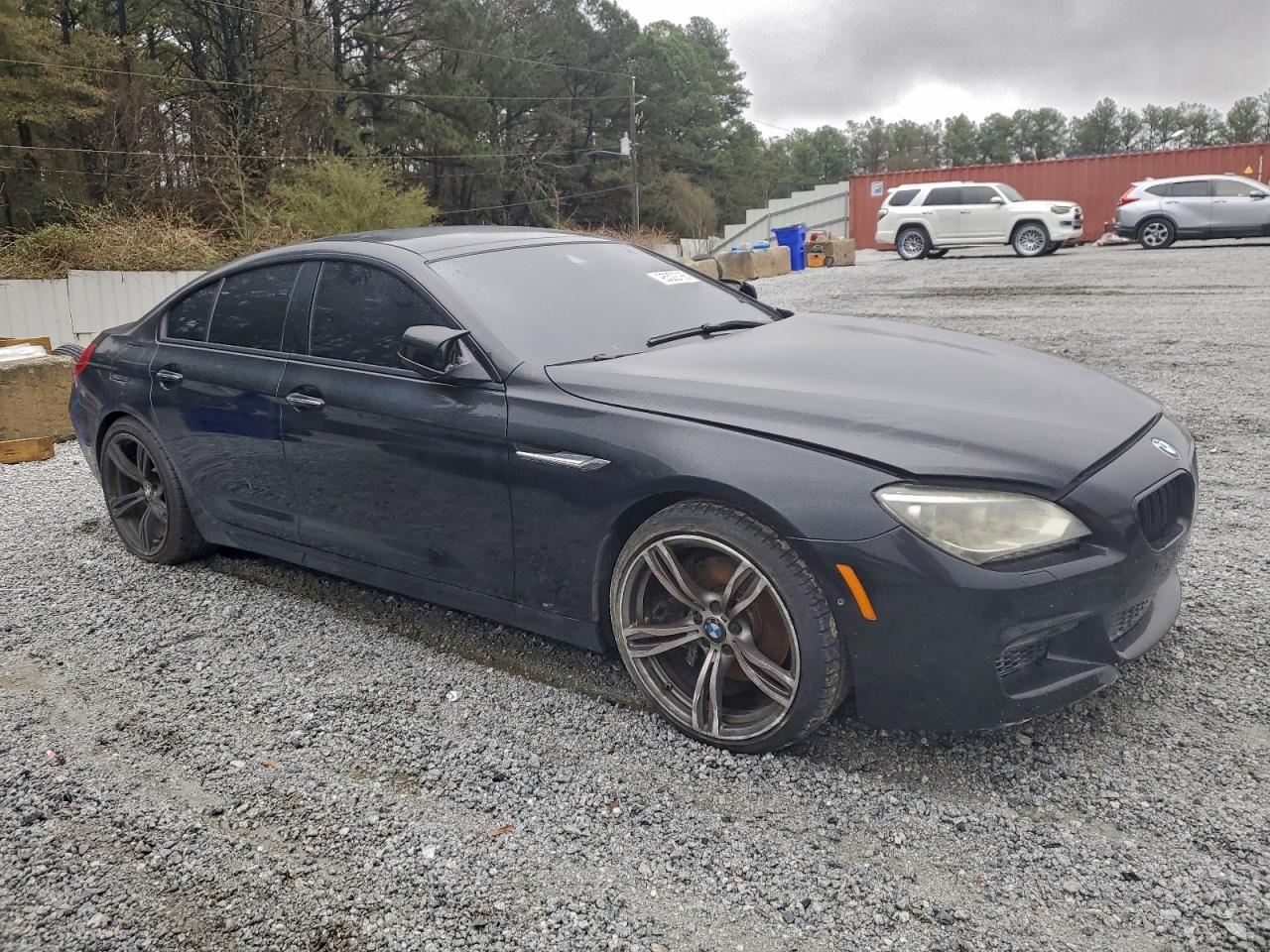 2014 Bmw 650 I Gran Coupe Black vin: WBA6B2C53ED129645