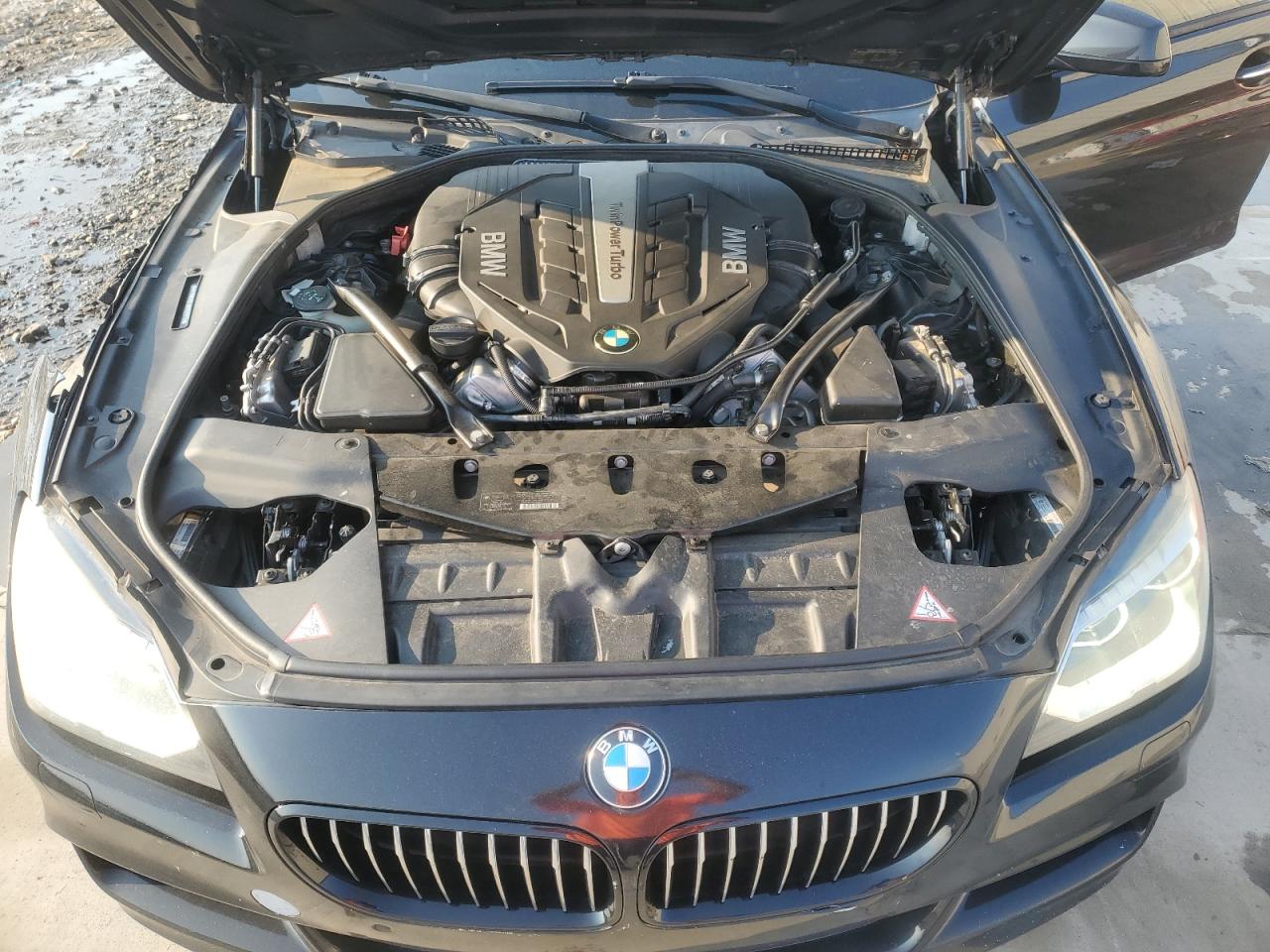 2014 Bmw 650 I Gran Coupe Черный vin: WBA6B2C53ED129712