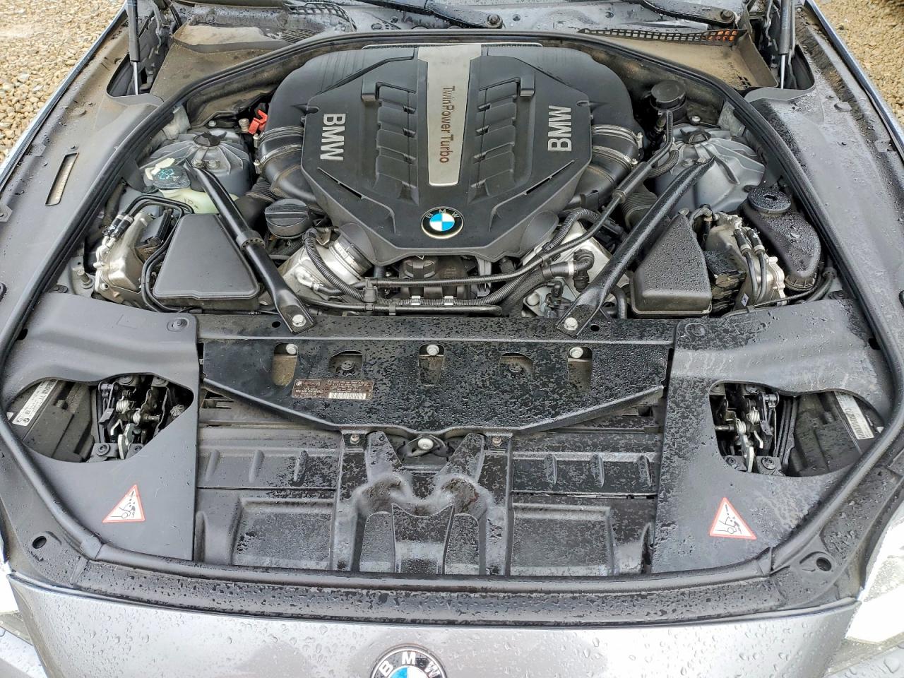 2014 Bmw 650 I Gran Coupe Gray vin: WBA6B2C54ED129329