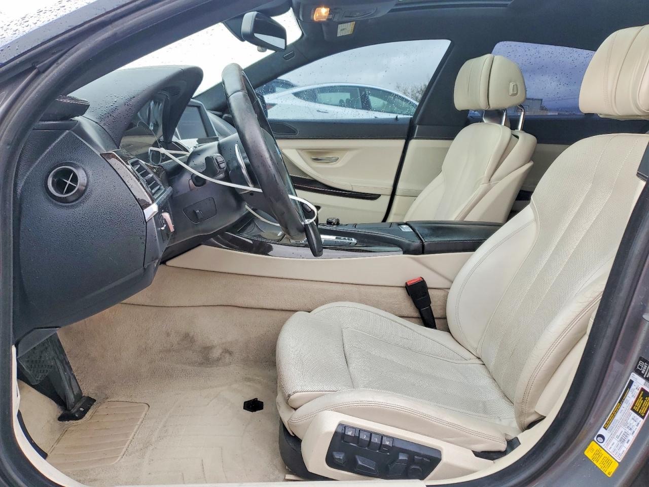 2014 Bmw 650 I Gran Coupe Gray vin: WBA6B2C54ED129329