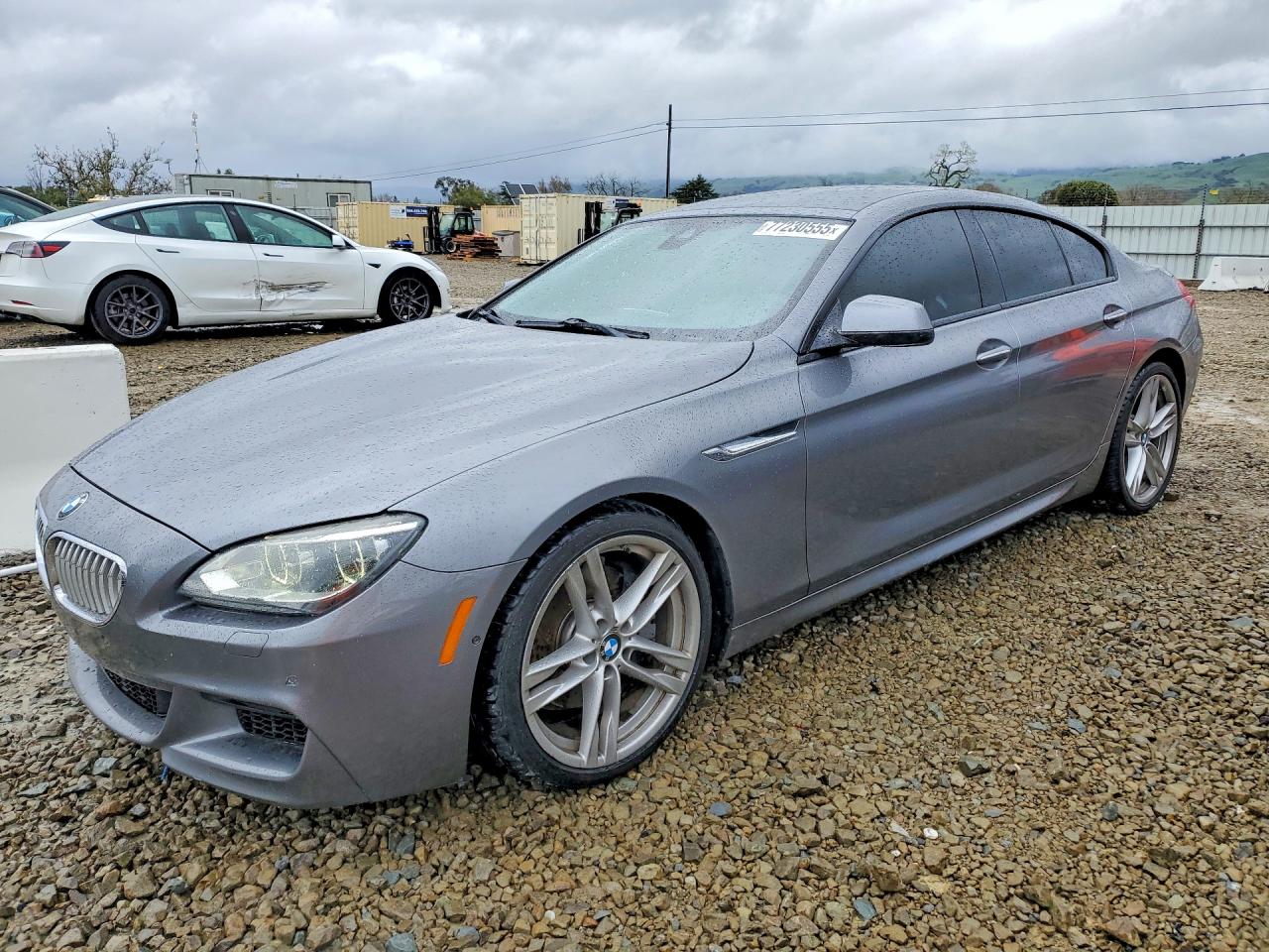 2014 Bmw 650 I Gran Coupe Gray vin: WBA6B2C54ED129329