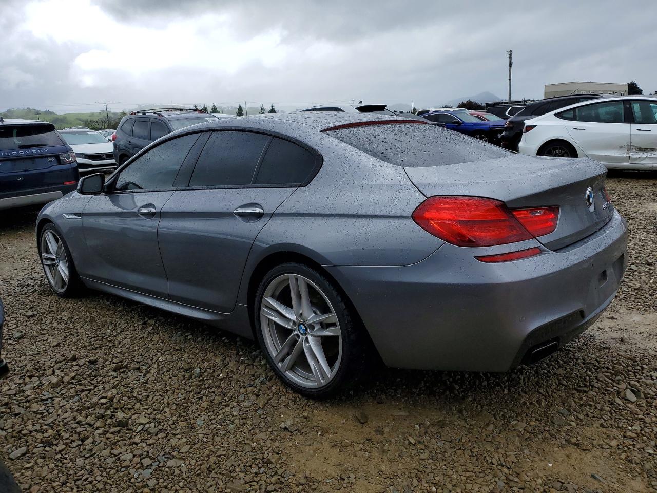 2014 Bmw 650 I Gran Coupe Gray vin: WBA6B2C54ED129329