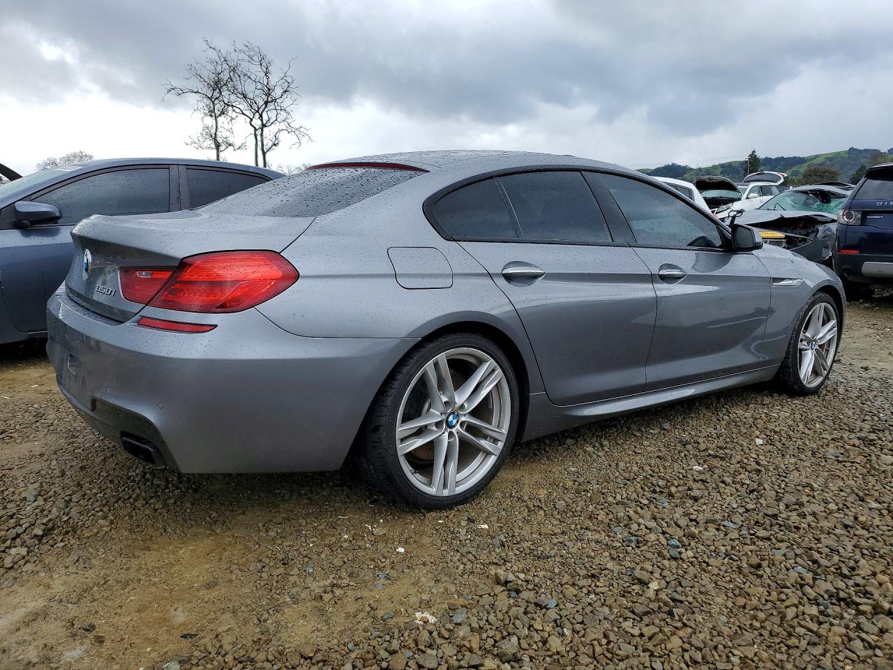 2014 Bmw 650 I Gran Coupe Gray vin: WBA6B2C54ED129329