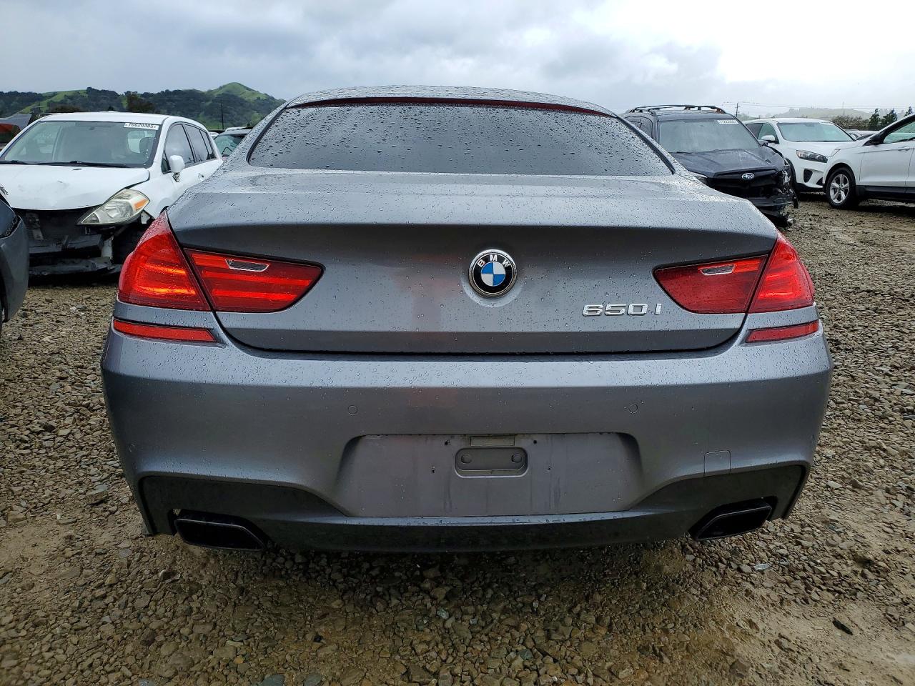 2014 Bmw 650 I Gran Coupe Gray vin: WBA6B2C54ED129329