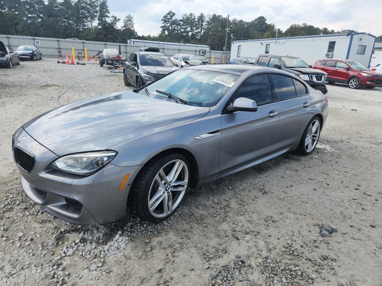 2014 Bmw 650 I Gran Coupe Gray vin: WBA6B2C54ED129802