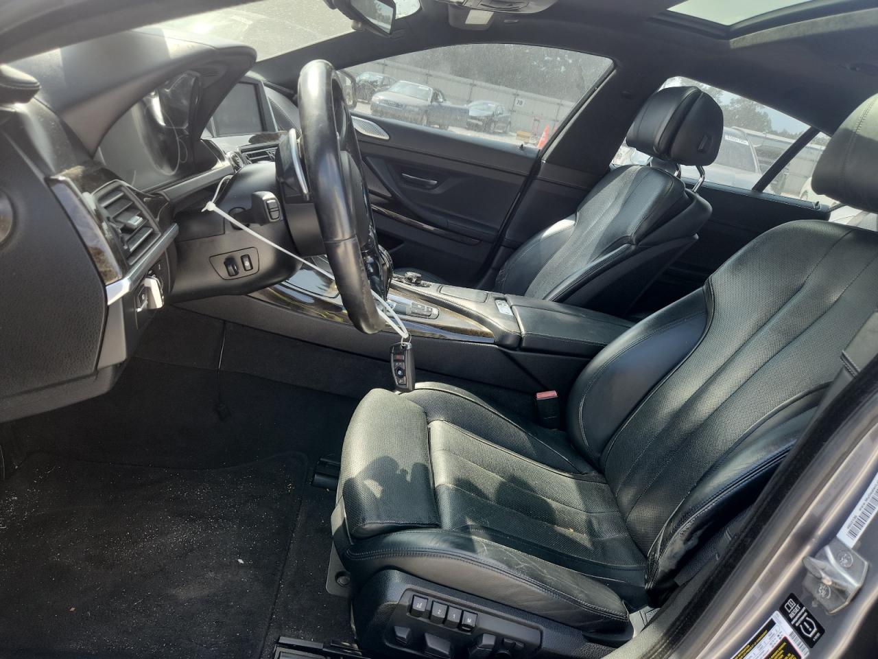 2014 Bmw 650 I Gran Coupe Gray vin: WBA6B2C54ED129802