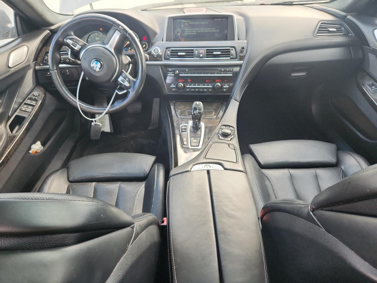 2014 Bmw 650 I Gran Coupe Gray vin: WBA6B2C54ED129802