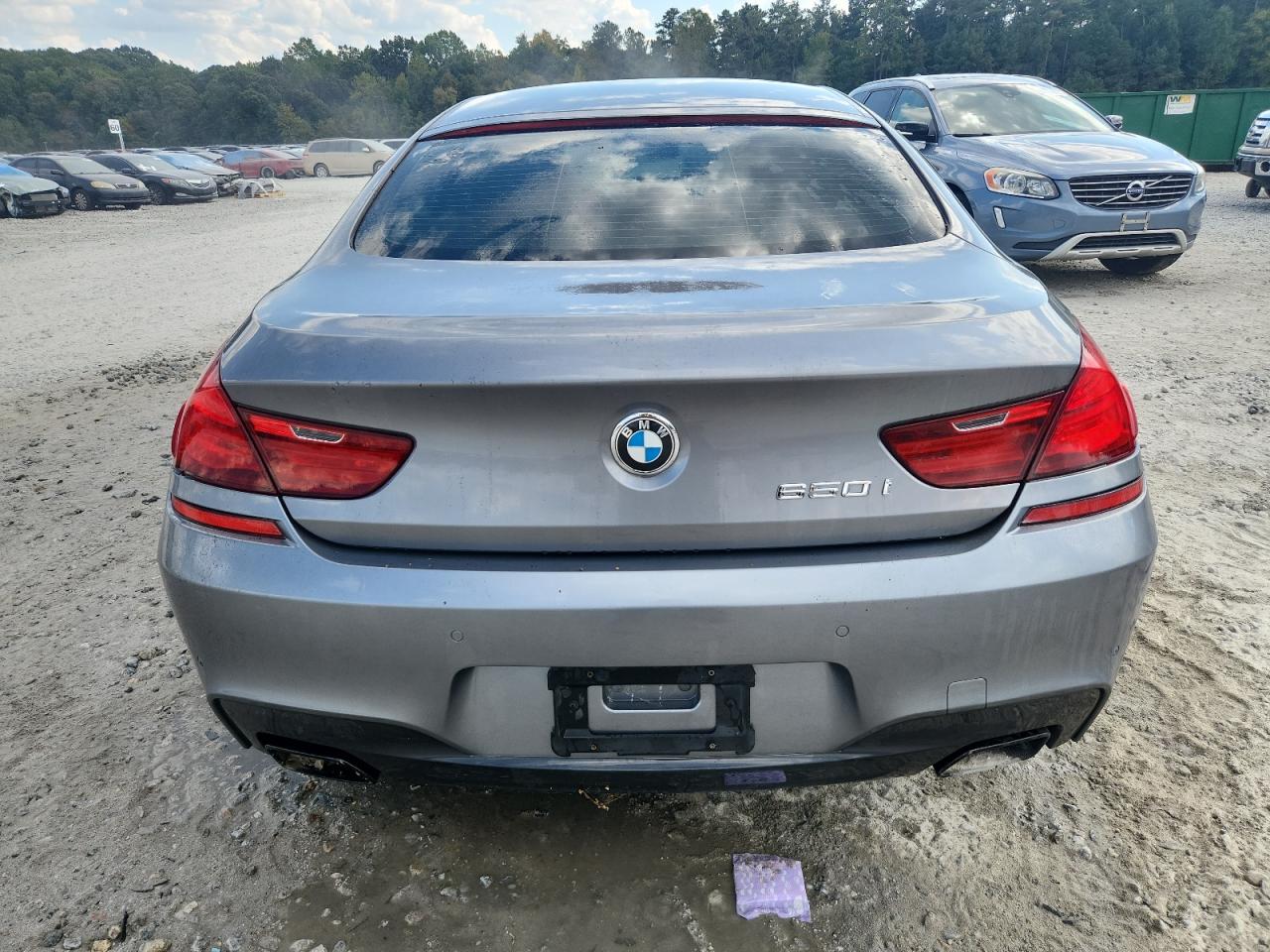 2014 Bmw 650 I Gran Coupe Gray vin: WBA6B2C54ED129802