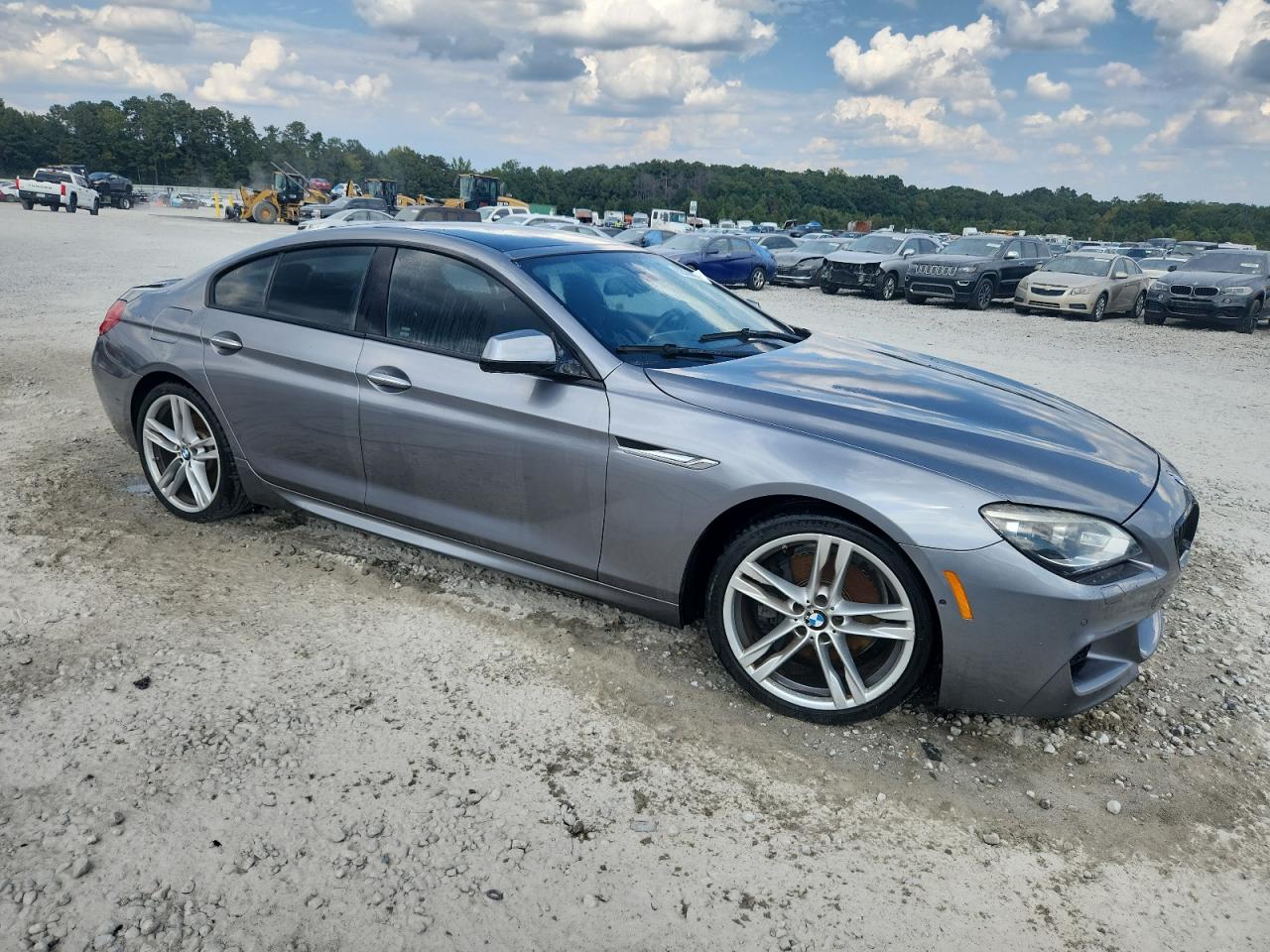 2014 Bmw 650 I Gran Coupe Gray vin: WBA6B2C54ED129802