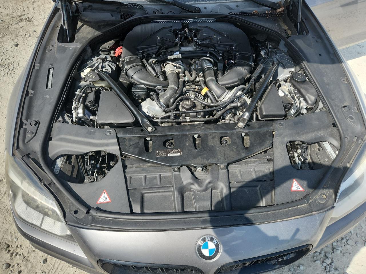 2014 Bmw 650 I Gran Coupe Gray vin: WBA6B2C54ED129802