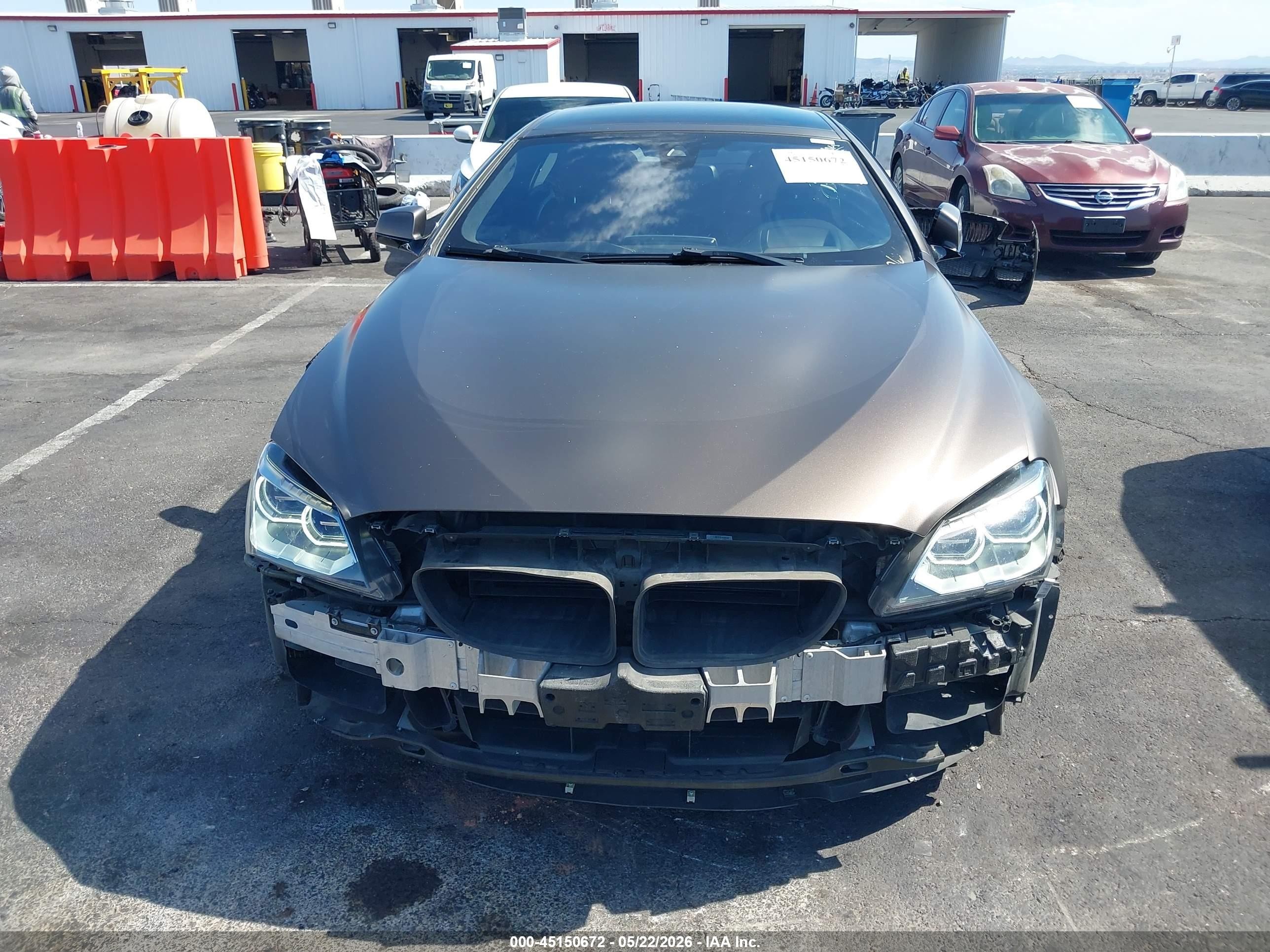 2015 Bmw 650i Gran Coupe   Brown vin: WBA6B2C54FGB99027