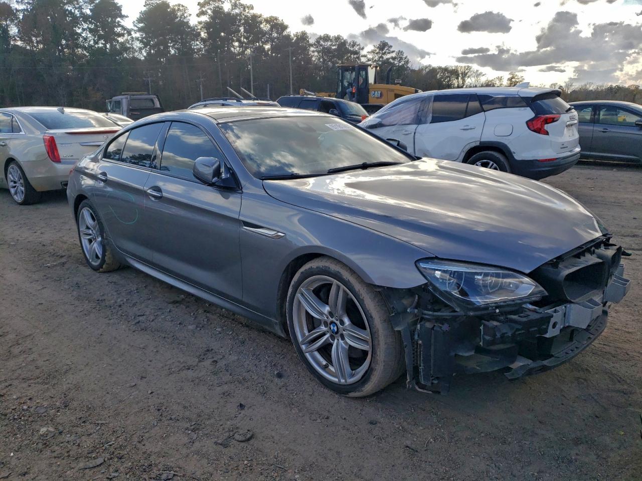 2015 Bmw 650 I Gran Coupe Silver vin: WBA6B2C54FGB99805