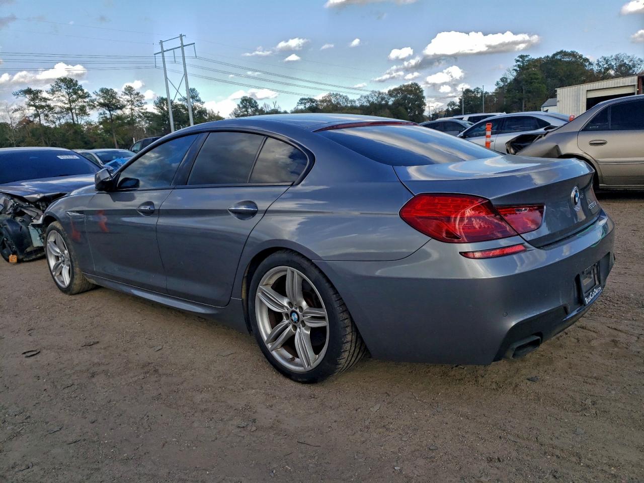 2015 Bmw 650 I Gran Coupe Silver vin: WBA6B2C54FGB99805